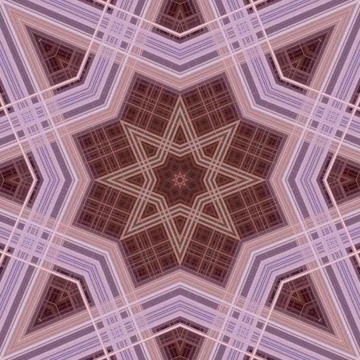 Star seamless pattern. Line pattern.  Kaleidoscopic background Stock Photos