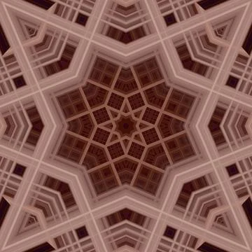 Star seamless pattern. Line pattern.  Kaleidoscopic background Foto stock