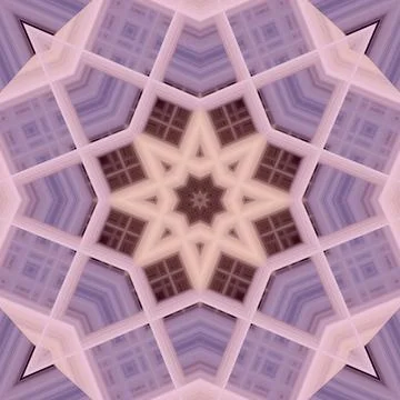 Star seamless pattern. Line pattern.  Kaleidoscopic background Foto stock