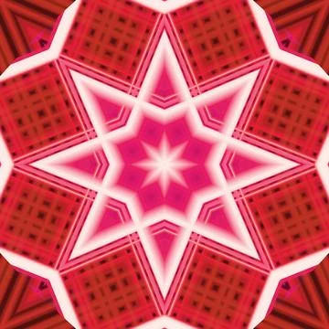 Star seamless pattern. Line pattern.  Kaleidoscopic background Foto stock