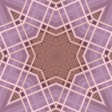 Star seamless pattern. Line pattern.  Kaleidoscopic background Foto stock