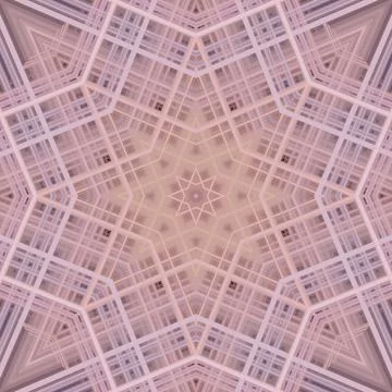 Star seamless pattern. Line pattern.  Kaleidoscopic background Foto stock