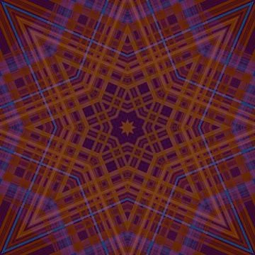 Star seamless pattern. Line pattern.  Kaleidoscopic background Foto stock