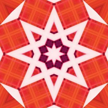 Star seamless pattern. Line pattern.  Kaleidoscopic background Stock Photos