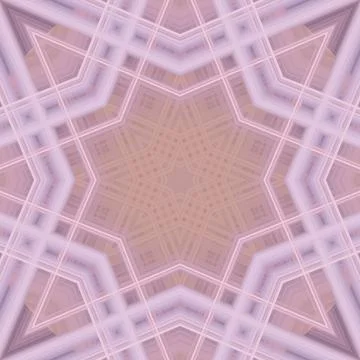 Star seamless pattern. Line pattern.  Kaleidoscopic background Foto stock