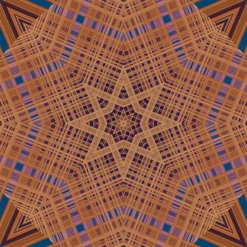 Star seamless pattern. Line pattern.  Kaleidoscopic background 스톡 사진