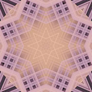 Star seamless pattern. Line pattern.  Kaleidoscopic background Foto stock