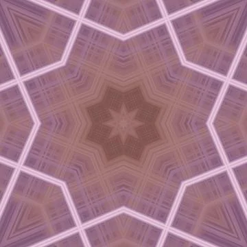 Star seamless pattern. Line pattern.  Kaleidoscopic background Foto stock