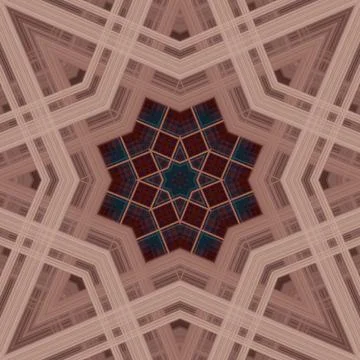 Star seamless pattern. Line pattern.  Kaleidoscopic background 스톡 사진