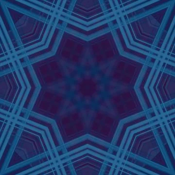 Star seamless pattern. Line pattern.  Kaleidoscopic background Stock Photos