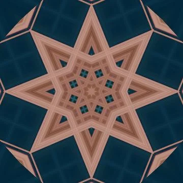 Star seamless pattern. Line pattern.  Kaleidoscopic background Stock Photos