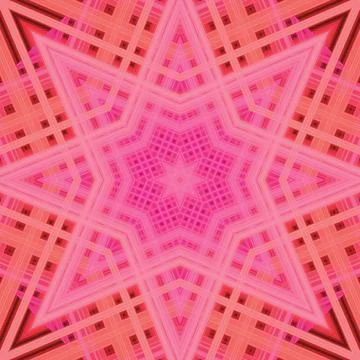 Star seamless pattern. Line pattern.  Kaleidoscopic background 스톡 사진