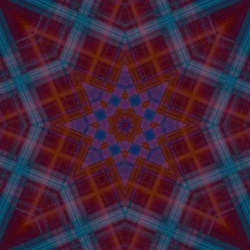 Star seamless pattern. Line pattern.  Kaleidoscopic background Stock Photos