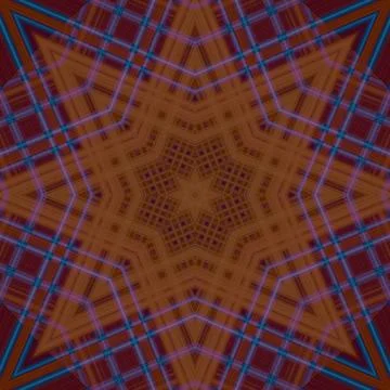 Star seamless pattern. Line pattern.  Kaleidoscopic background 写真素材