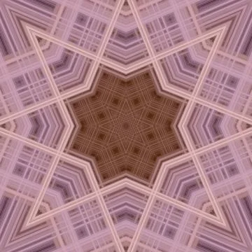 Star seamless pattern. Line pattern.  Kaleidoscopic background Foto stock