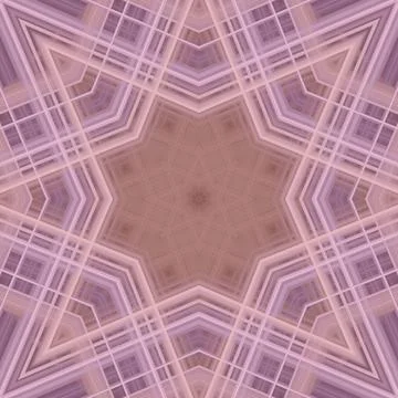 Star seamless pattern. Line pattern.  Kaleidoscopic background Foto stock