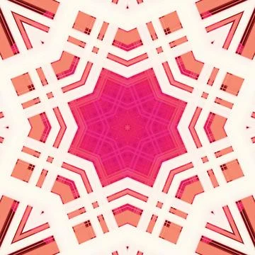 Star seamless pattern. Line pattern.  Kaleidoscopic background Stock Photos