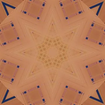 Star seamless pattern. Line pattern.  Kaleidoscopic background Stock Photos