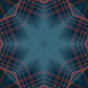 Star seamless pattern. Line pattern.  Kaleidoscopic background Foto stock