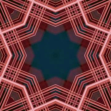 Star seamless pattern. Line pattern.  Kaleidoscopic background 写真素材