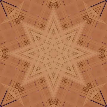 Star seamless pattern. Line pattern.  Kaleidoscopic background Foto stock