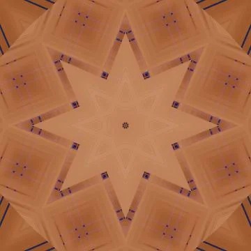 Star seamless pattern. Line pattern.  Kaleidoscopic background Foto stock