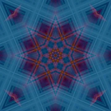 Star seamless pattern. Line pattern.  Kaleidoscopic background 스톡 사진