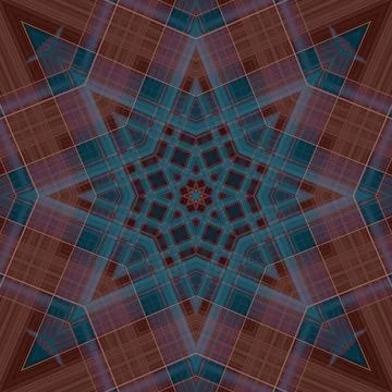 Star seamless pattern. Line pattern.  Kaleidoscopic background 写真素材