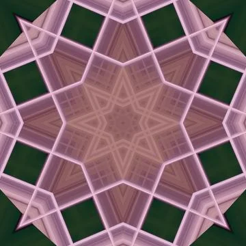 Star seamless pattern. Line pattern.  Kaleidoscopic background Foto stock