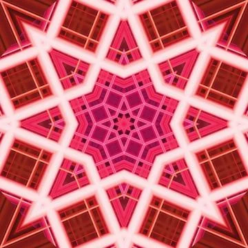 Star seamless pattern. Line pattern.  Kaleidoscopic background Foto stock