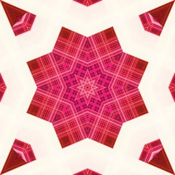 Star seamless pattern. Line pattern.  Kaleidoscopic background Stock Photos
