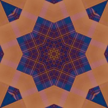 Star seamless pattern. Line pattern.  Kaleidoscopic background 스톡 사진