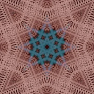 Star seamless pattern. Line pattern.  Kaleidoscopic background Foto stock