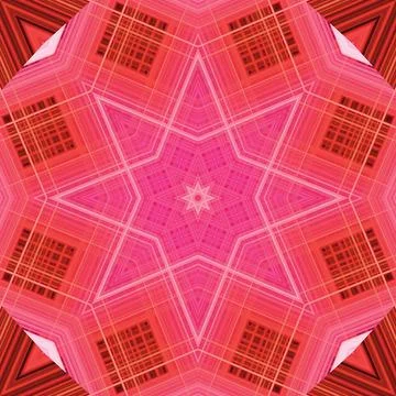 Star seamless pattern. Line pattern.  Kaleidoscopic background 스톡 사진