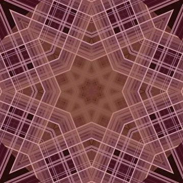 Star seamless pattern. Line pattern.  Kaleidoscopic background Stock Photos