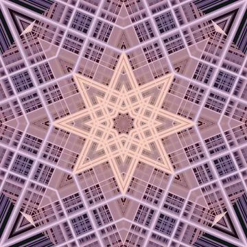 Star seamless pattern. Line pattern.  Kaleidoscopic background 写真素材