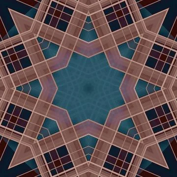 Star seamless pattern. Line pattern.  Kaleidoscopic background Stock Photos