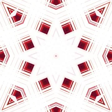 Star seamless pattern. Line pattern.  Kaleidoscopic background Stock Photos