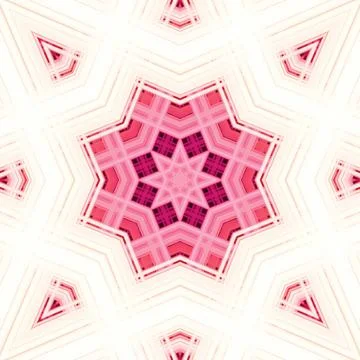 Star seamless pattern. Line pattern.  Kaleidoscopic background Stock Photos