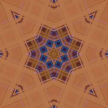 Star seamless pattern. Line pattern.  Kaleidoscopic background 写真素材