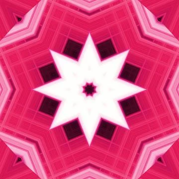 Star seamless pattern. Line pattern.  Kaleidoscopic background Foto stock