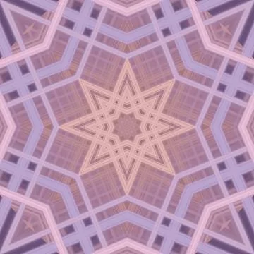 Star seamless pattern. Line pattern.  Kaleidoscopic background 스톡 사진