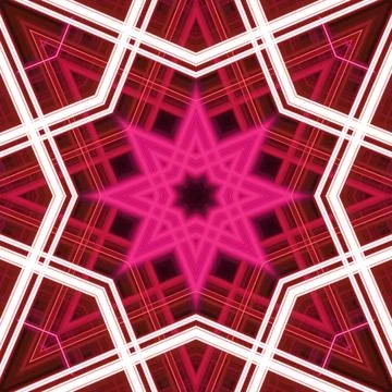 Star seamless pattern. Line pattern.  Kaleidoscopic background 스톡 사진