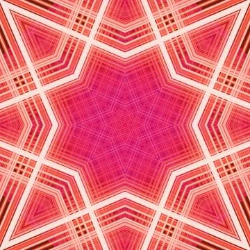 Star seamless pattern. Line pattern.  Kaleidoscopic background Stock Photos