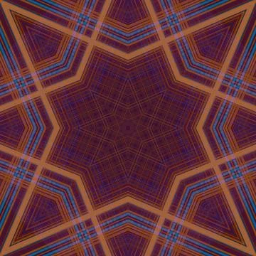Star seamless pattern. Line pattern.  Kaleidoscopic background Stock Photos