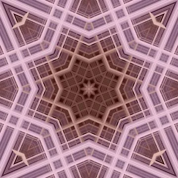 Star seamless pattern. Line pattern.  Kaleidoscopic background Foto stock