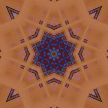 Star seamless pattern. Line pattern.  Kaleidoscopic background Stock Photos