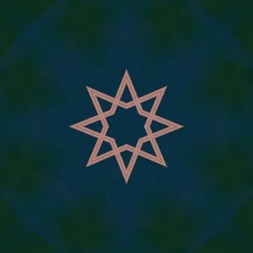 Star seamless pattern. Line pattern.  Kaleidoscopic background 스톡 사진