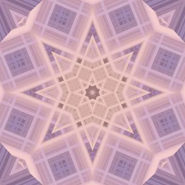 Star seamless pattern. Line pattern.  Kaleidoscopic background Foto stock