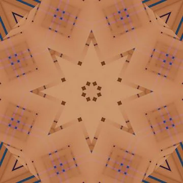 Star seamless pattern. Line pattern.  Kaleidoscopic background Stock Photos